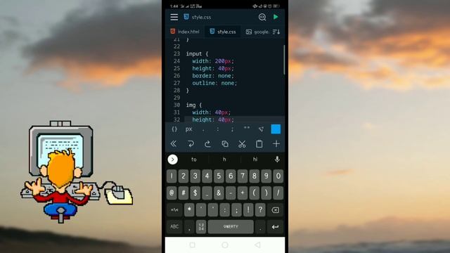 How To Create A Search Bar Layout Like Google Using HTML And CSS. смотреть онлайн