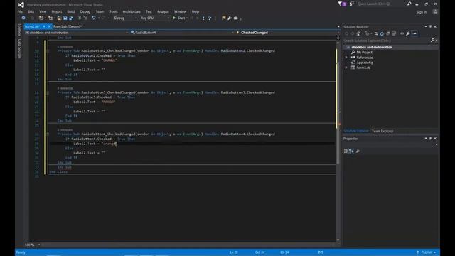 VISUAL BASIC :(how to code radiobutton & checkbox) смотреть онлайн