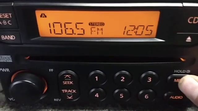 Estereo radio AM FM Cd Nissan Sentra Altima Xtrail original Doble din смотреть онлайн