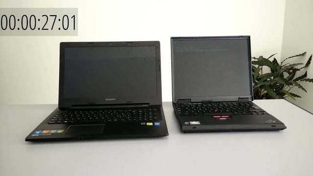 Windows 8 on Lenovo Z50-70 vs Debian Jessie on IBM Thinkpad T23 смотреть онлайн