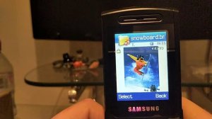 Samsung SGH-Z510 mobile phone menu browse, ringtones, games, wallpapers