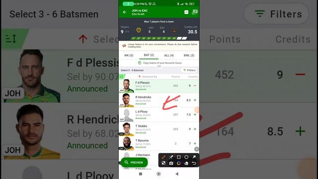 EAC vs JSK Dream11 Prediction SA20 | Eastern Cape vs Johannesburg Team | MyFab11 Invite Code смотреть онлайн