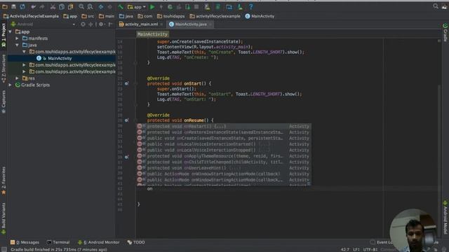 Android Activity Lifecycle - Bangla android tutorial смотреть онлайн