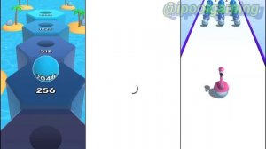 Ball Merge 2048 // Ball Run // 2048 Runner Balls 2048 gameplay walktrough android iOS