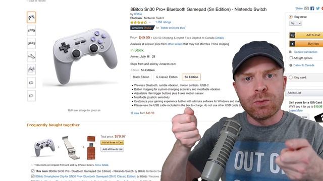 New 8bitdo SN30 Pro Controller designed for Project xCloud смотреть онлайн
