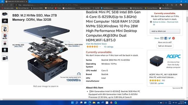 BEELINK mini PC I have been using works great comes with Windows 10 PRO смотреть онлайн
