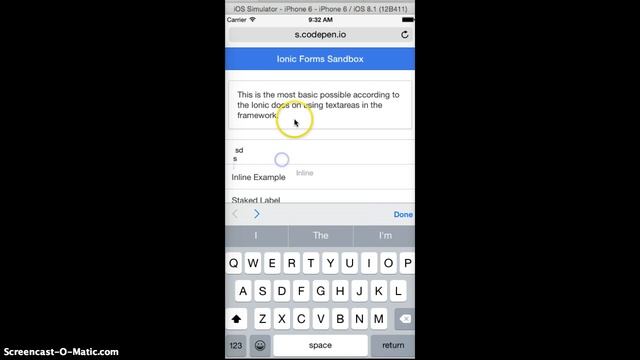 Ionic bug - content scroll issue when textareas are focused смотреть онлайн