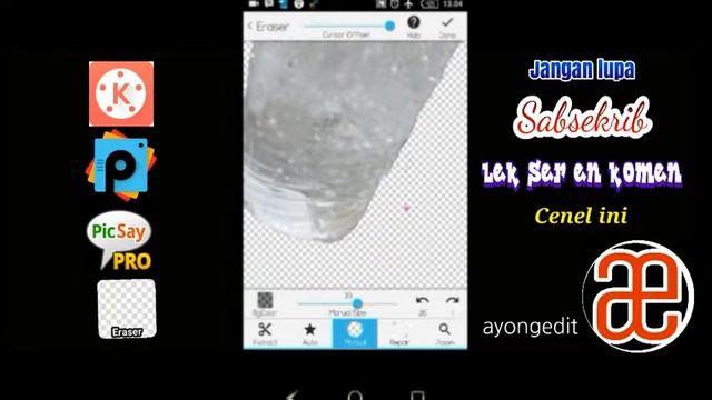 Tutorial edit foto manipulasi macro menggunakan aplikasi di Android picsart, picsay pro, eraser смотреть онлайн