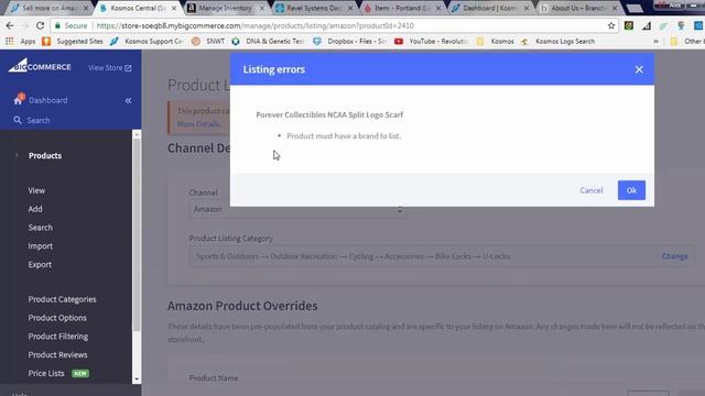 Amazon Sync - LightSpeed, Revel, Vend by BigCommerce & Kosmos смотреть онлайн