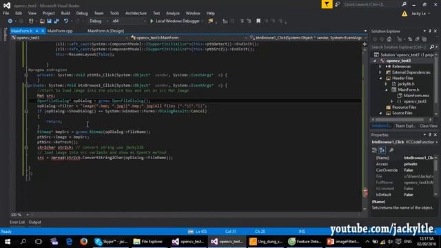 OpenCV Tutorial for Visual Studio 2015 - Tutorial 3 Image filter, detect line, cycle in image. смотреть онлайн