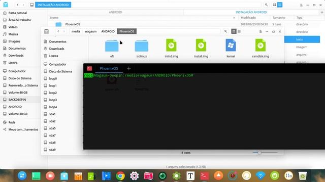 Instalar o Phoenix OS pelo Linux Deepin 15.5 смотреть онлайн