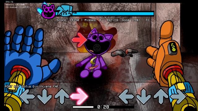 FNF mod Poppy playtime 3 Android zip mod folder port смотреть онлайн