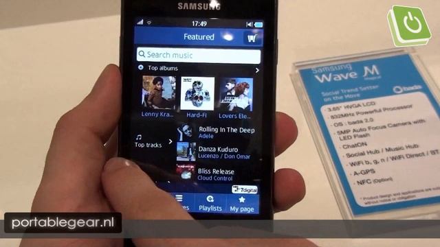 Samsung Wave M (S7250) hands-on смотреть онлайн