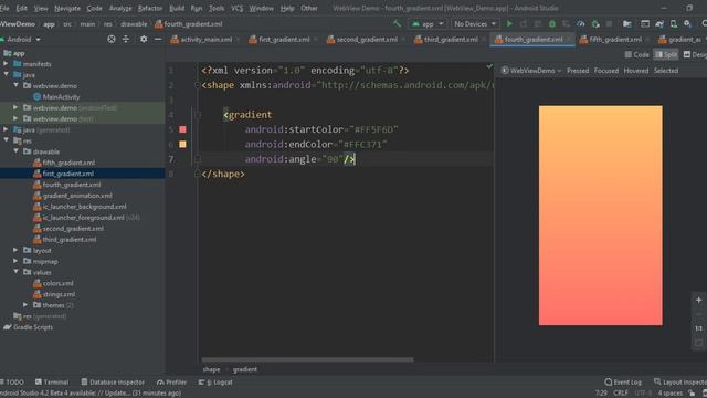 How to add Animated Gradient Background Android Studio| Animated Gradient Drawable|#AndroidTutorial смотреть онлайн