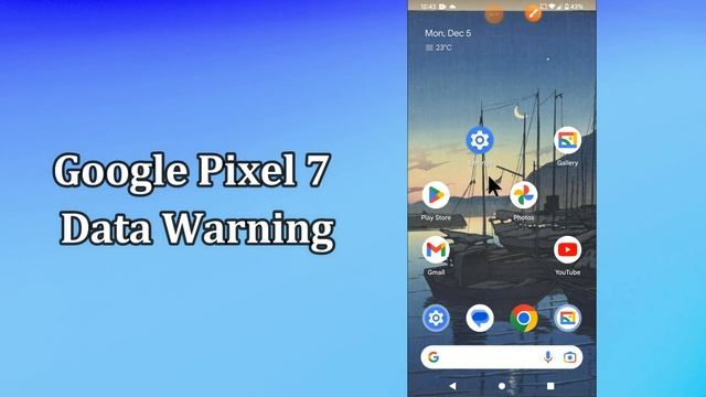 Google Pixel 7 Data Warning & Limit Settings смотреть онлайн