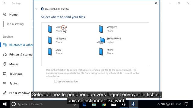 Transfert de fichiers entre un périphérique Bluetooth et un ordinateur HP sous Windows 10 | HP смотреть онлайн