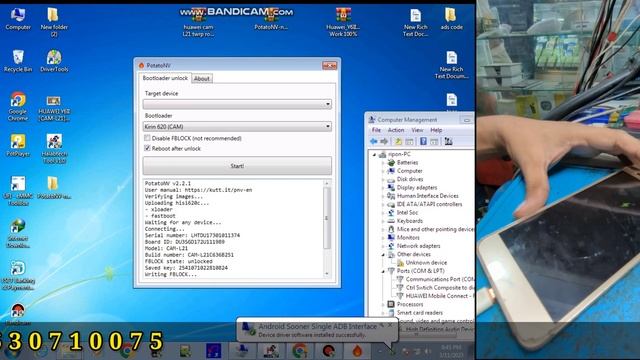 Bootloader Unlock Tool / HUAWEI Y6II (CAM-L21) Frp Unlock смотреть онлайн