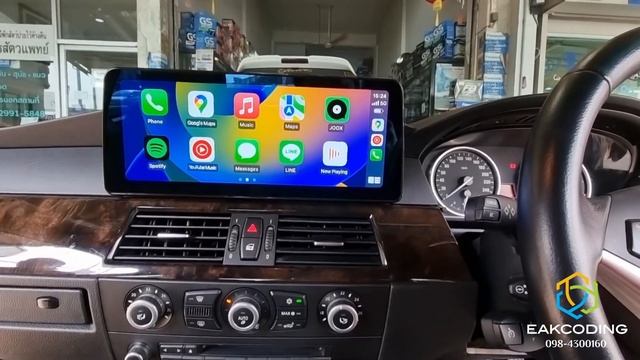 🎬 Clip รีวิว BMW E60 ติดตั้งจอ Android Size: 12.3" Mem 8 with Certificate พร้อม กล้องถอยหลัง смотреть онлайн