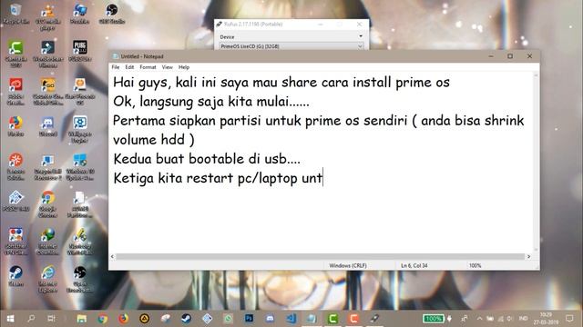 Cara install Prime Os ( MUDAH ) смотреть онлайн