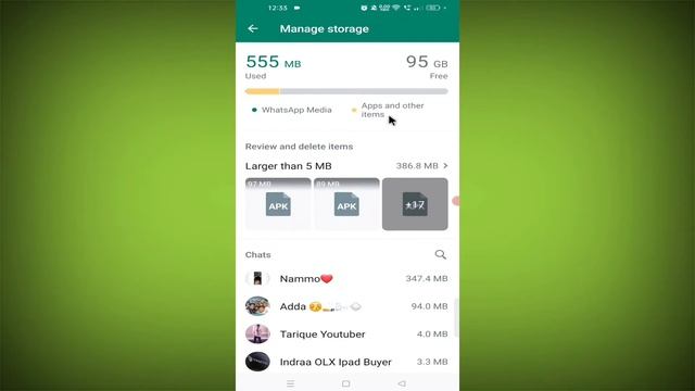 Whatsapp Manage Storage Setting смотреть онлайн