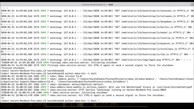 Useful command line interface in Odoo | xmlrpc_port | db_user | db_password | addonspath смотреть онлайн