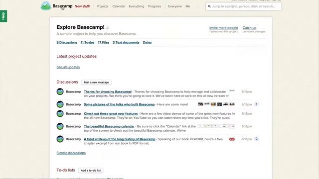 Getting started: Basecamp смотреть онлайн