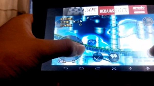 Sonic Before The Sequel en Kainy (Android) (no es emulador, es un stream desde pc)