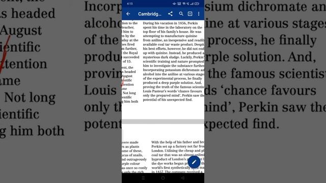 William Henry Perkin passage reading solution смотреть онлайн
