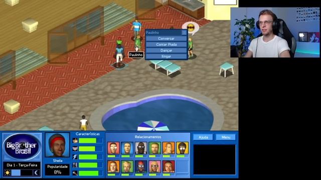 JOGUEI O JOGO DO BIG BROTHER BRASIL смотреть онлайн