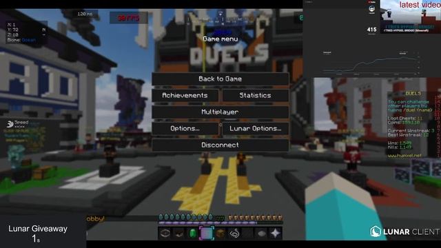 LUNAR CLIENT ARE GIVING AWAY 7,500 FREE CAPES!! [LIVE] смотреть онлайн