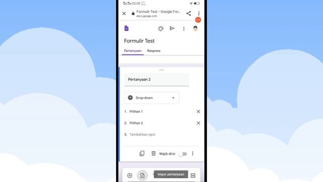 Tutorial Cara Membuat Google Form (Formulir) Di HP Android dan iOS! смотреть онлайн