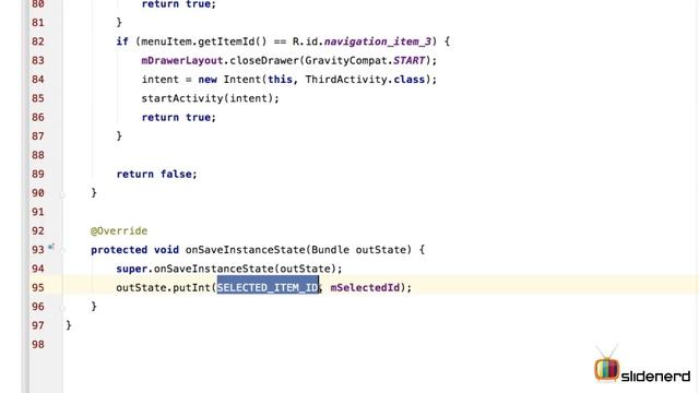 272 OnNavigationItemSelectedListener Example | смотреть онлайн