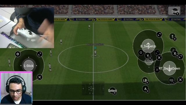 COMO JOGAR EFOOTBALL 22 MOBILE NO CONTROLE смотреть онлайн