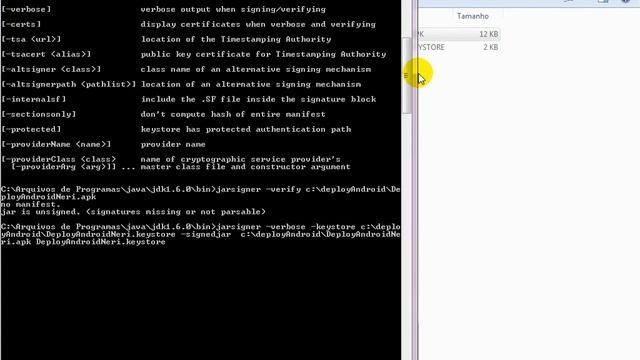 aula 4135 android JARSIGNER assinando a aplicacao e instalando APK adb install no celular смотреть онлайн