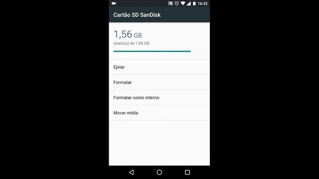 Android M (6.0) função nova de aumentar memória interna com cartão SD (Moto g2™) смотреть онлайн