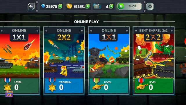"HILLS OF STEEL" VS "GERAND TANKS" TANK KV-2 MAX LEVEL ANDROID IOS смотреть онлайн