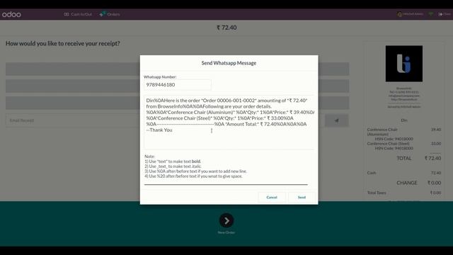 How to Manage Customer Details using Whatsapp Integration POS System? | Odoo Apps #odoo #POS #odoo1 смотреть онлайн