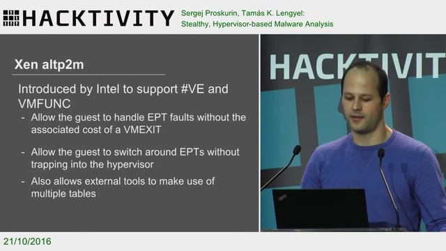 Sergej Proskurin, Tamás K. Lengyel – Stealthy, Hypervisor-based Malware Analysis смотреть онлайн