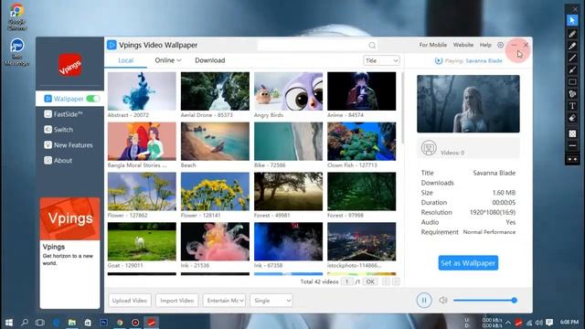Lively Wallpaper Windows 7,8,10