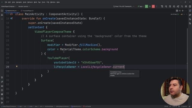 YouTube and MP4 Video Player in Android Jetpack Compose. смотреть онлайн