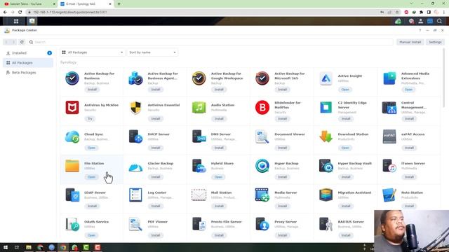 Cara Instal & Uninstal Aplikasi di Synology NAS смотреть онлайн