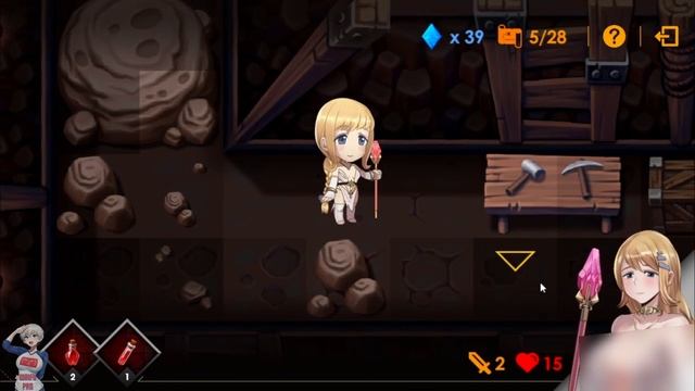 ESCAPE OF THE SORCERESS GIRL FROM THE CLUTCHES OF MONSTERS - Escape Dungeon - WaiFuPro GamePlay | # смотреть онлайн