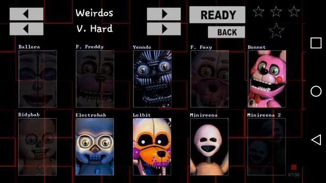 FNAF Sister Location Android Custom Night | Weirdos Mode смотреть онлайн