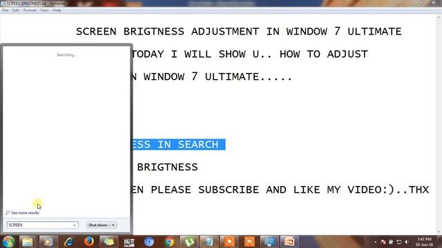 HOW TO ADJUST WINDOWS 7 SCREEN BRIGHTNESS смотреть онлайн