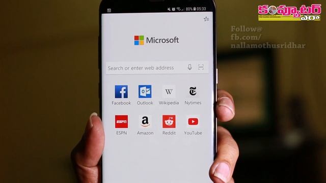 Microsoft Edge Browser for Android Demo смотреть онлайн