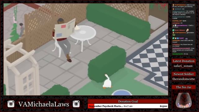 『Michaela Plays』Untitled Goose Game - Part 5 смотреть онлайн