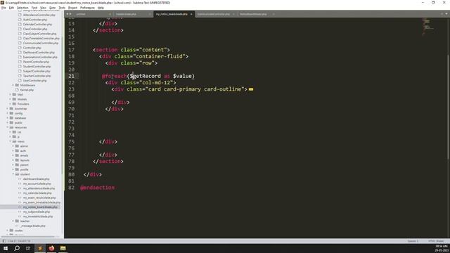 #76- Student Notice Board in Laravel 10 | School Management System in Laravel 10 смотреть онлайн