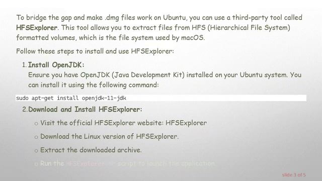 Installing .dmg Files On Ubuntu