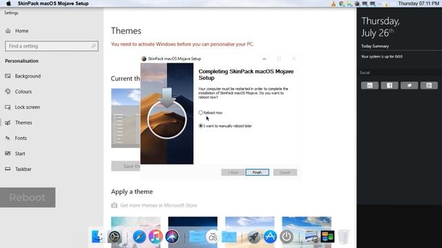 macOS Mojave SkinPack for Windows 10/8.1/7 смотреть онлайн