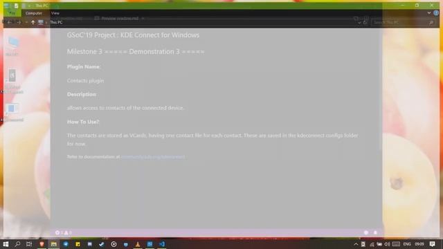 KDE Connect for Windows : Milestone 3 -- porting contacts plugin to Windows смотреть онлайн